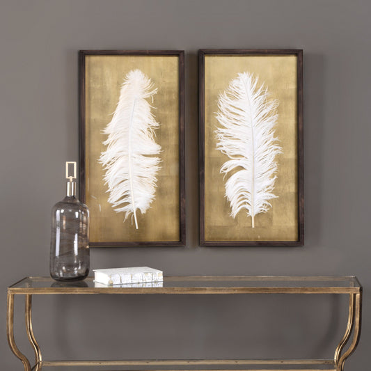 feather wall decor